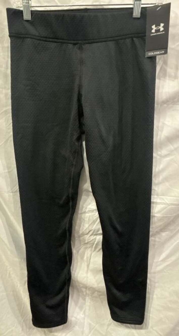 Under Armour ColdGear Women's Black Textured Leggings Size S New with Tags